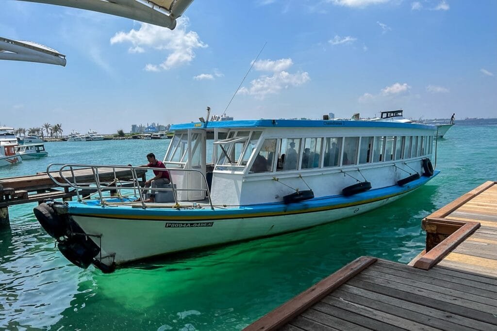 Ferry to Maafushi Island