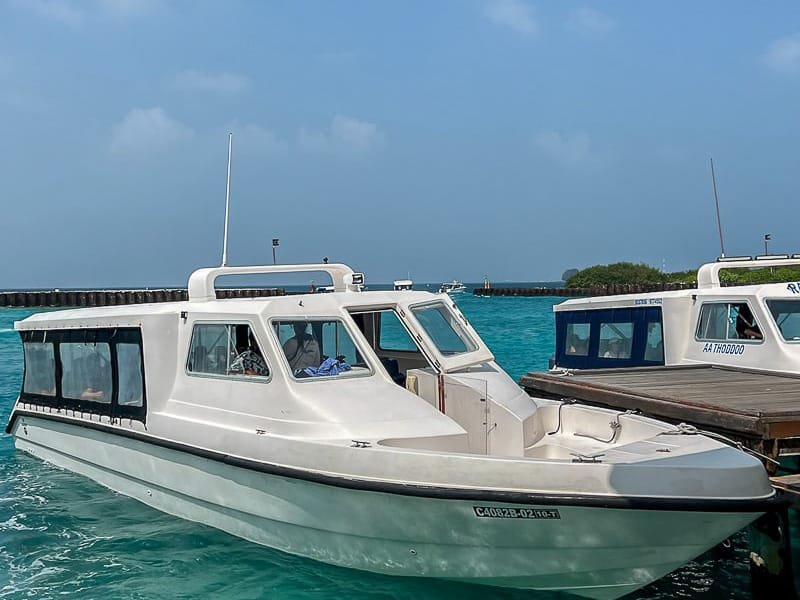 Speedboat to Maafushi Island