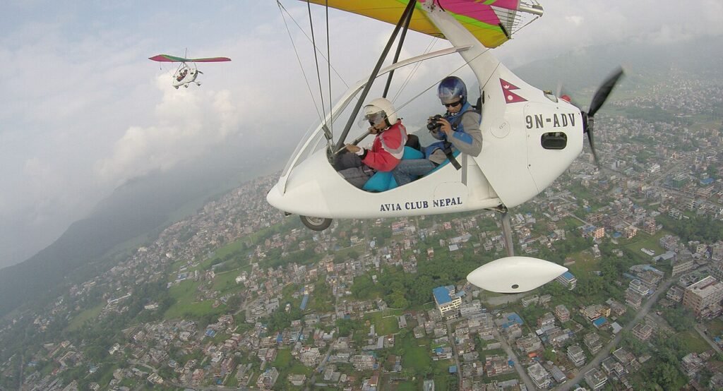 Altralight Aircraft in Pokhara