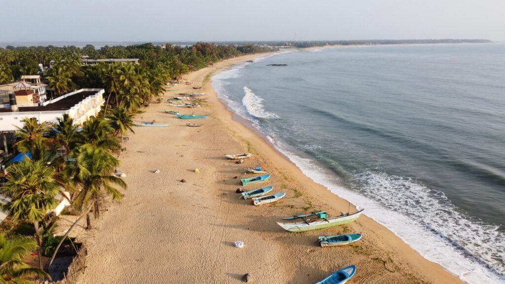 Beach of Arugam Bay one of the top 10 beaches in Sri Lanka