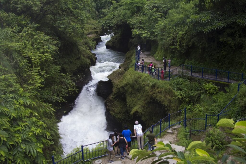 Davis Falls in Pokhara