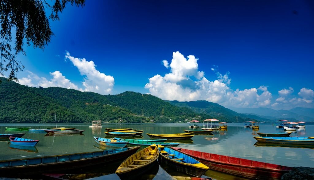 Phewa lake in Pokhara